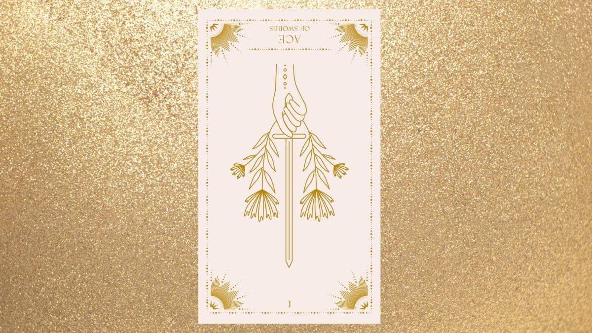 Ace Of Swords Tarot Reversed